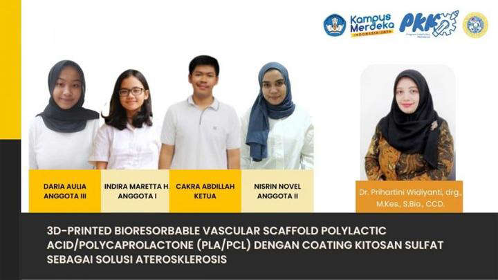 Mahasiswa Unair Bikin Inovasi Ring Jantung yang Mudah Terserap ke Dalam Tubuh